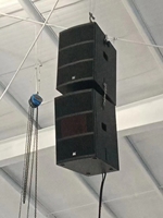 DBK double 12 pouces gamme complète 3 voies Passive Point Source haut-parleur système PA Double 12 pouces Point Source haut-parleur