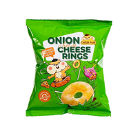 Cheese-Plan 35g Palomitas de Maíz Infladas Semiblandas Sin Grasas Trans, Sabor a Cebolla Salada, Listas para Servir, Directo de Fábrica, Personalizadas