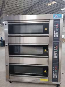 Thương mại Lò nướng bánh Pizza nhà sản xuất nhà bếp bánh mì nướng bánh bánh lò giá điện boong lò - Product Image 4