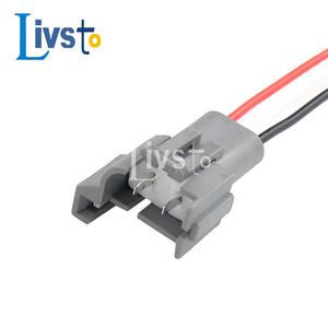 <span class=keywords><strong>2</strong></span> Pin Gri Su Geçirmez Otomotiv Kablo Demeti Konnektörü Saf Bakır İletken 600V Anma Gerilimi Kauçuk Araba Elektroniği için DJ7022A-<span class=keywords><strong>3</strong></span>-11 - Product Image 1