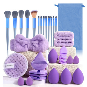 Brocha de maquillaje Juego completo de 22 piezas Cross-Border Venta caliente Principiante Conveniente Asequible Herramientas de belleza exquisitas y duraderas - Product Image 1