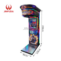 Nouveau design Jeu de rue Amusement Ultimate Big Punch Power Jeu de poinçonnage électronique à jetons Hit Arcade Boxer Machine de boxe