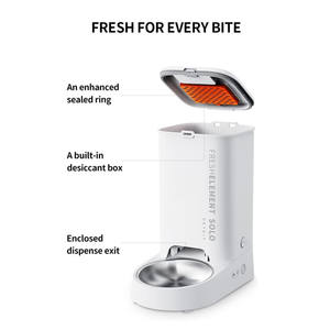 PETKIT FRESH Element SOLO อุปกรณ์ป้อนอาหารสัตว์,อุปกรณ์ป้อนอาหารสัตว์เลี้ยงอัจฉริยะเปิดใช้งาน Wi-Fi อัตโนมัติสามารถใช้ได้กับอาหารแห้ง - Product Image 5