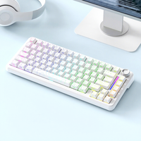 Clavier mécanique Free Wolf F75, structure Gateway, RGB personnalisé, sans fil BT, trois modes, clavier de jeu à branchement à chaud