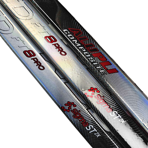 Bâton de hockey sur glace BN Ag5Nt Twitch 18K en fibre de carbone tissée avec lame de hockey sur glace junior en stock, stock professionnel, commande en gros - Product Image 1