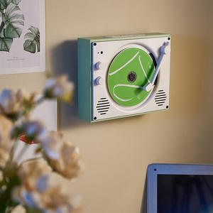 Enceinte Bluetooth 10W pas chère, lecteur <span class=keywords><strong>CD</strong></span>, lecteur vinyle avec haut-parleurs, enceintes de bureau, lecteur <span class=keywords><strong>CD</strong></span>, design rétro avec batterie - Product Image 6