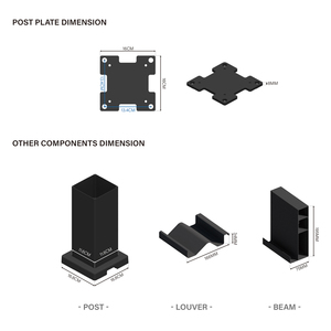 Pergola Bioclimatica Motorizzata Impermeabile con Luci LED, Ecologica, 3x3m, in Alluminio Verniciato a Polvere, con Lamelle Orientabili per Balcone e Giardino - Product Image 6