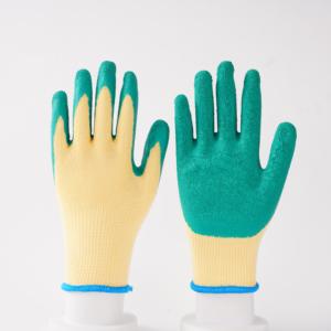 Gants enduits de <span class=keywords><strong>latex</strong></span> de doublure de coton de Chine Gants enduits de <span class=keywords><strong>latex</strong></span> <span class=keywords><strong>orange</strong></span> - Product Image 5