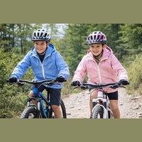 Maßgefertigte Kinder Wasserdichte Wendbare Atmungsaktive Kapuzenjacke Jungen Herbst Regenjacke Mädchen Reißverschluss-Kapuzenjacke