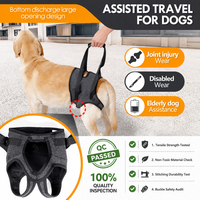 Harnais de soutien dorsal respirant et durable pour chien en polyester, idéal pour la rééducation des chiens âgés et souffrant d'arthrite, avec logo personnalisé OEM/ODM