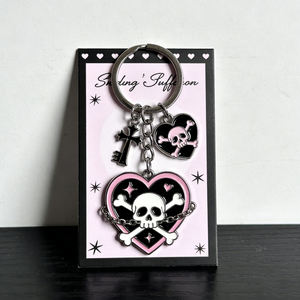 Llavero de Metal Esmaltado Suave Personalizado con Logotipo, Diseño de Logotipo de Dibujos Animados, Llavero Personalizado al por Mayor del Fabricante - Product Image 2