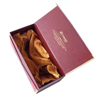 Boîte d'emballage pliable en carton durable, 50 pièces, boîte pour le vin de raisin, avec ruban en mousse, vente en gros d'usine