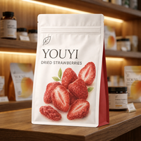 Sachets personnalisés à huit soudures, imprimés numériquement, écologiques, avec fermeture éclair, autoportants, de qualité alimentaire pour snacks et biscuits