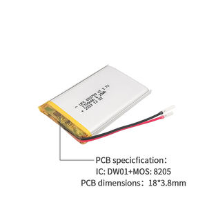 휴대용 전자 장치 공장 맞춤형 고온 리튬 이온 배터리 UFX 653759 HT 1700mAh 3.7V - Product Image 3