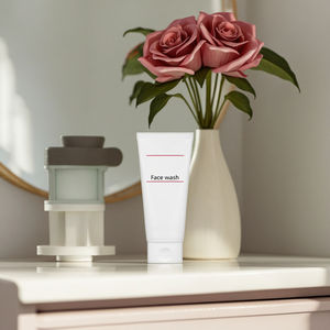 Mousse nettoyante rouge 200ml Korean Skincare Vegan Deep Cleaning Oil Control and Hydratation Face Wash - Product Image 3