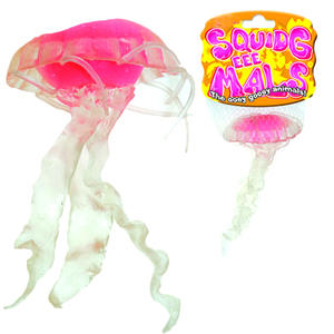 لعبة حيوانات بحرية أرجوانية ناعمة من البلاستيك والمطاط اللدن بالحرارة على شكل أخطبوط تعليمية للحمام - Product Image 2