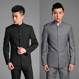 <span class=keywords><strong>Abito</strong></span> Formale da <span class=keywords><strong>Uomo</strong></span> Slim Fit 2026: Completo e Blazer di Alta Qualità, Colletto Slim, Stile Giovane Zhongshan, Vendita Diretta dalla Fabbrica - Product Image 1