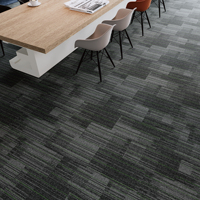 Revêtement de sol SPC à clipsage interverrouillable, texture tapis, imperméable, épais, antidérapant, vinyle rigide pour intérieur, maison, bureau