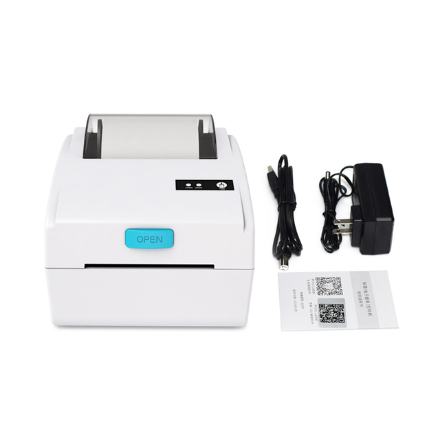 3Inch USB LAN for Barcode Sticker 203DP 80mm Desktop Compatible Receipt Label Thermal PrinterI