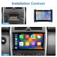 Autoradio Yeanav TS18 2DIN 9'' Android 14 avec DSP, GPS intégré, CarPlay, caméra de recul, garantie 1 an pour Mercedes Benz B200/Vito