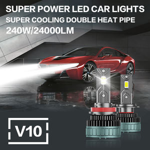 Faro delantero de coche de calidad superior V10 240W 24000lm faros de luz Led H1 H3 H4 actualización <span class=keywords><strong>Ultra</strong></span> brillante para todos los vehículos - Product Image 5
