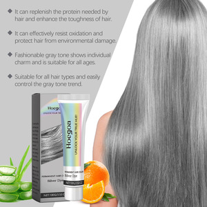 Descuento en tinte para el cabello, crema para teñir el cabello gris plateado, estilo Punk, 100g, champú para teñir el cabello para uso doméstico - Product Image 2