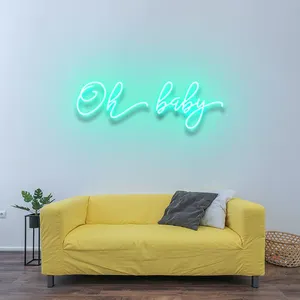 Koncept Drop Shipping 36Inch Oh Bé Tùy Chỉnh Dấu Hiệu Neon Quảng Cáo LED Neon Dấu Hiệu