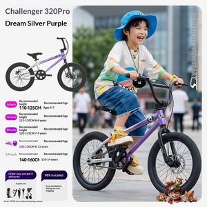 Vélo de montagne à pédales pour enfants Little Explorer avec suspension à fourche à ressort pour garçons de 3 à 12 ans - Product Image 6