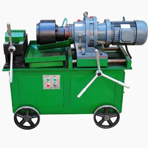 Máquina de roscado de barra de acero hidráulica automática, máquina de rodamiento paralelo de barras de refuerzo