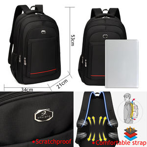 Mochila Deportiva Personalizable de Gran Capacidad para Viajes, Negocios, Uso Casual y Estudiantil, Bolsa para Portátil con Respaldo Suave - Product Image 3