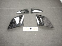 Pour Audi R8 V8 V10 2008-2015, lames latérales en fibre de carbone forgée, remplacement du panneau de porte, accessoires de voiture