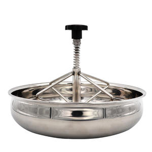 25 centimetri In acciaio inox maiale depressione suina <span class=keywords><strong>hog</strong></span> maialino mangiatoia alimentazione animale - Product Image 5