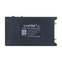 Analyseur de réseau vectoriel HamGeek LiteVNA-64 50KHz-6.3GHz avec écran tactile de 3,95 pouces pour les tests d'antennes MF/HF/VHF, VNA professionnel