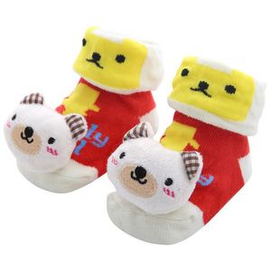 Calcetines Antideslizantes de Dibujos Animados para Bebés de 0 a 12 Meses, Calcetines de Muñeca Tridimensionales para Niños - Product Image 5