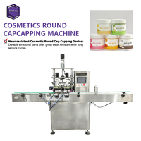 Machine de capsulage automatique à double vis pour bouteilles cosmétiques, à faible entretien, haute précision, en acier inoxydable, pour bocaux et canettes
