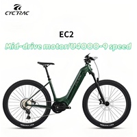 Vélo de montagne électrique CYCTRAC EC2, cadre en acier allié, moteur intégré 500W, batterie lithium 48V20Ah, sport