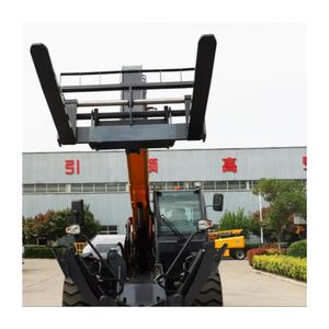 Pesante quattro ruote di combustione interna carrello elevatore con braccio telescopico 18M altezza di sollevamento telecomando caricatore telescopico - Product Image 4