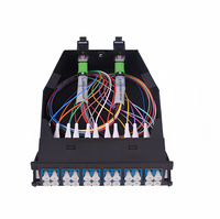 Cordon de brassage fibre optique avancé 24 fibres multimode OM4 MTP MPO pour cassette MPO et centre de données haute densité