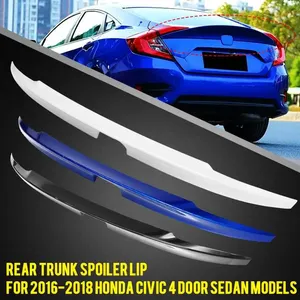 สปอยเลอร์หลังรถยนต์รุ่นที่ 10 สำหรับ Honda Civic รุ่นที่ 10 Sedan ปี 2016-2018 ชุดแต่งสปอยเลอร์ฝากระโปรงท้าย - Product Image 1