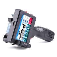 Impresora de inyección de tinta Tij portátil de media pulgada de 12,7mm Impresora de mano Exp Mfg en varios idiomas Pantalla táctil inteligente