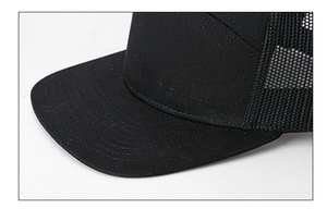Promotional <b>Gift</b> 7-Panel Net Hat <b>for</b> <b>Truck</b> <b>Drivers</b> Breathable 100% Cotton Baseball Cap - Product Image 3