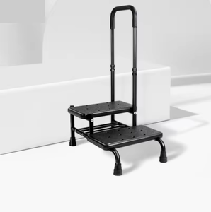 2 خطوات البراز دائم الثقيلة مع درابزين قابل للتعديل مجلس HDPE لكبار السن وتعطيل - Product Image 2