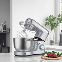 Robot pâtissier multifonctionnel 1500W en acier inoxydable 10L avec bol mélangeur, 6 vitesses, tête inclinable et certification CE