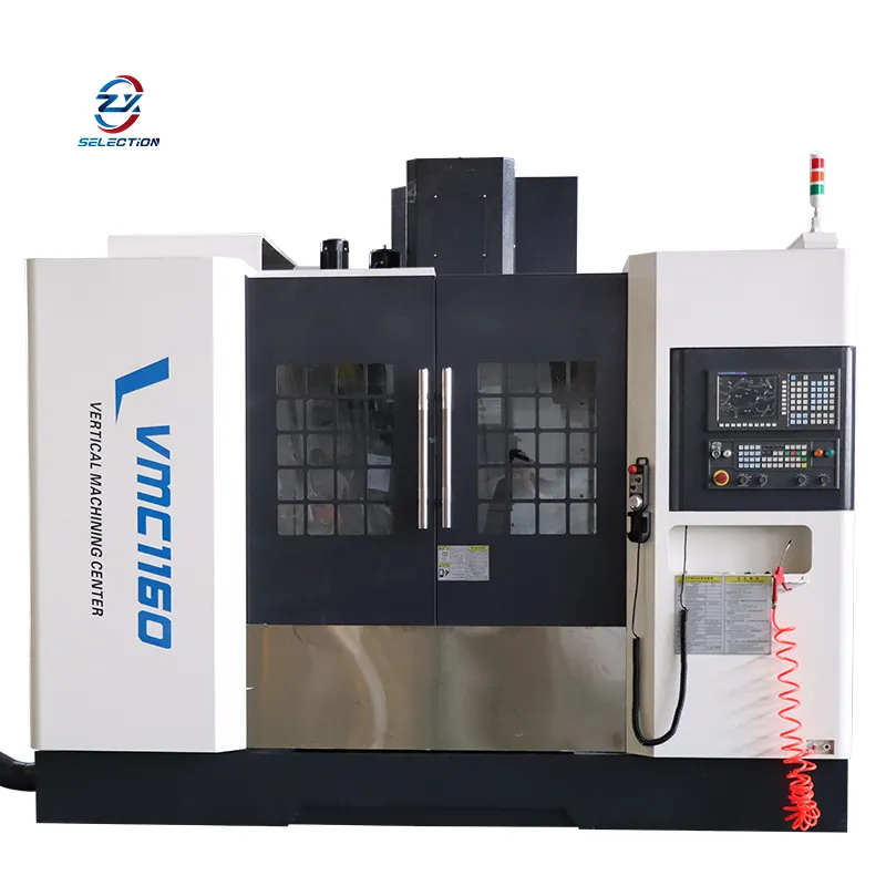 Taiwan VMC mesin vertikal pusat VMC1160 3-axis 5-sumbu CNC mesin penggilingan untuk bagian logam pengolahan