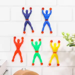 Wholesale Novelty Sticky Wall Climbing Spider Man Toy Stretchy Decompress Toys for Kids