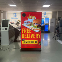 Écran d'affichage numérique 4K pour menu, signalétique, exposition, stand publicitaire intérieur, kiosque, écran LCD, logiciel CMS Android, sur pied