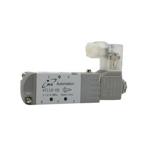 5 puertos 5/<span class=keywords><strong>2</strong></span> posiciones piloto Electro Valvulas Neumaticas Control neumático válvula solenoide de aire 1/8 4V120 4V110-06 con bobina 12V - Product Image 2