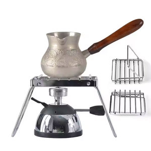 Outil de torréfaction de grains de café à usage domestique de camp Portable cuisinière à gaz sur pied pour support de cuisinière à gaz <span class=keywords><strong>Moka</strong></span> Pot - Product Image 1