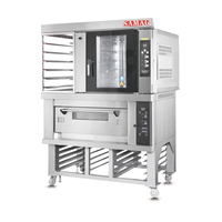 Four à sole électrique + four à convection rotatif + grille de cuisson, four combiné pour usage commercial B2B