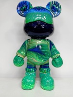 Peinture à l'ours fluide, surface givrée haute, DIY, embryon, ours cool et violent pour enfants